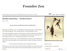 Tablet Screenshot of founderzen.com